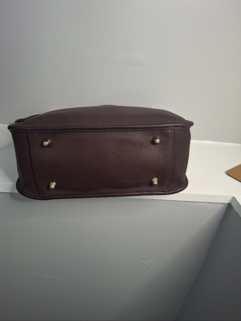 Coach Vintage Legacy Zip Bag In Mahogany Made In USA 1997 EUC - Picture 4 of 8